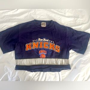 Furst of a kind NY Knicks cropped shirt